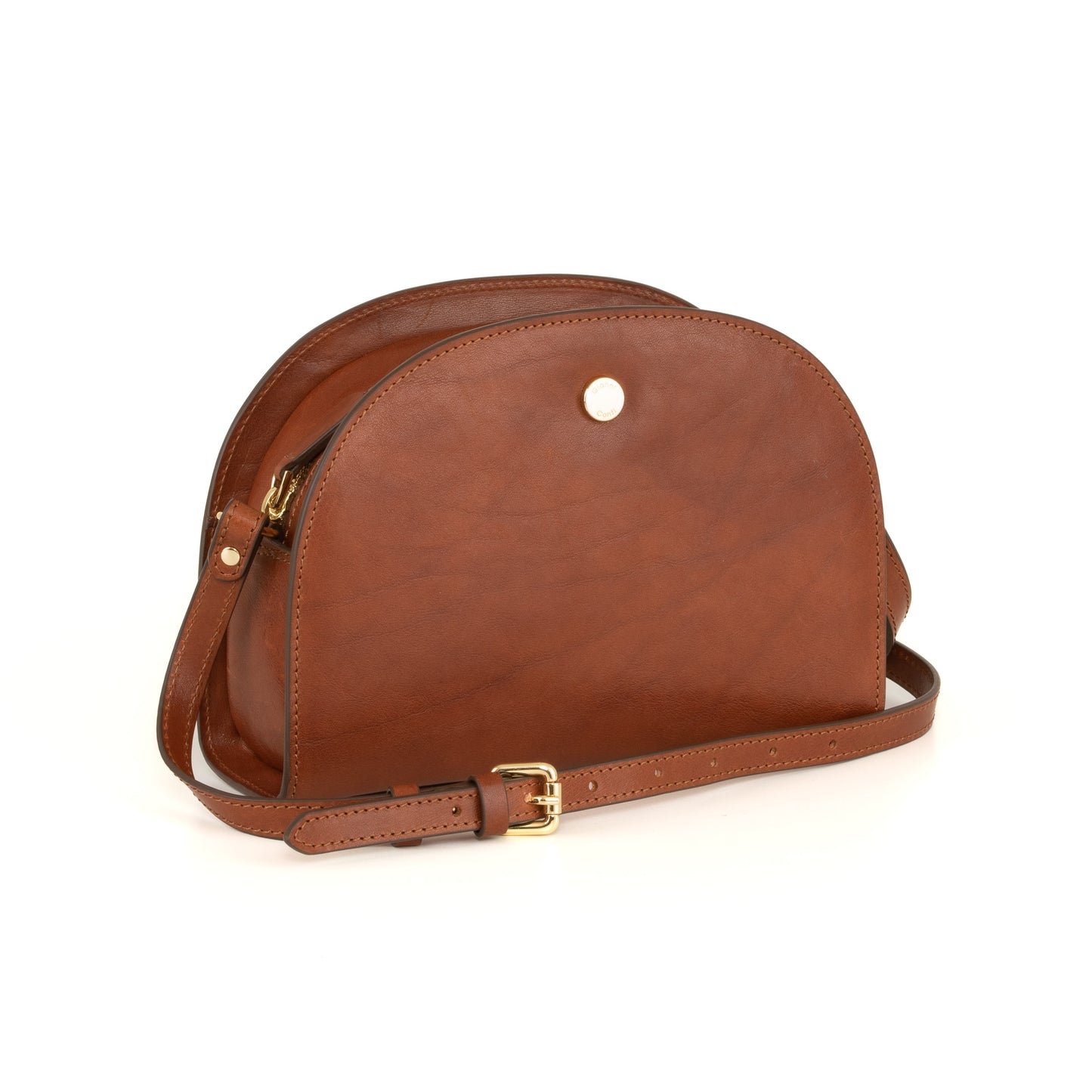 Borsa Donna in Pelle Cognac Moon