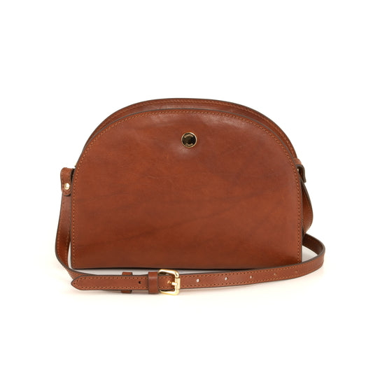 Borsa Donna in Pelle Cognac Moon