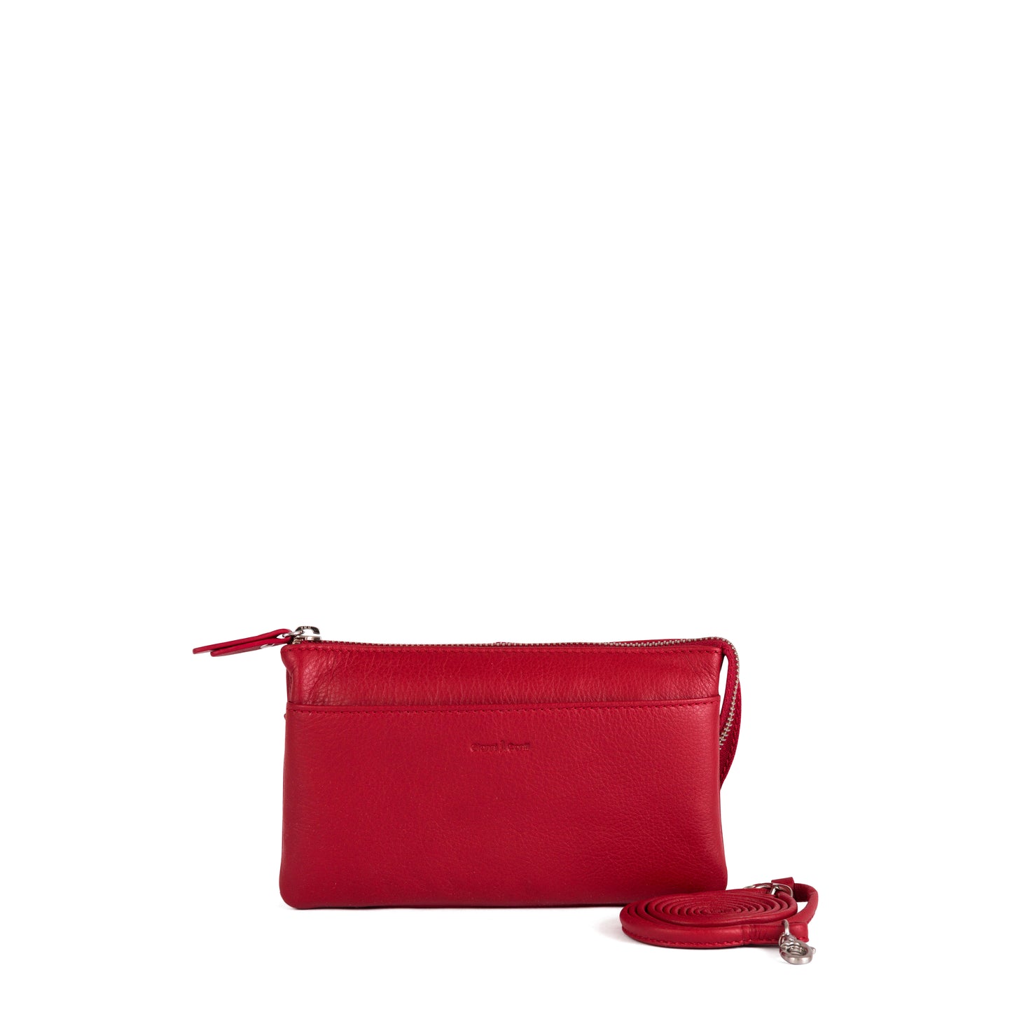 Pochette tre soffietti con tracolla Pelle Easy