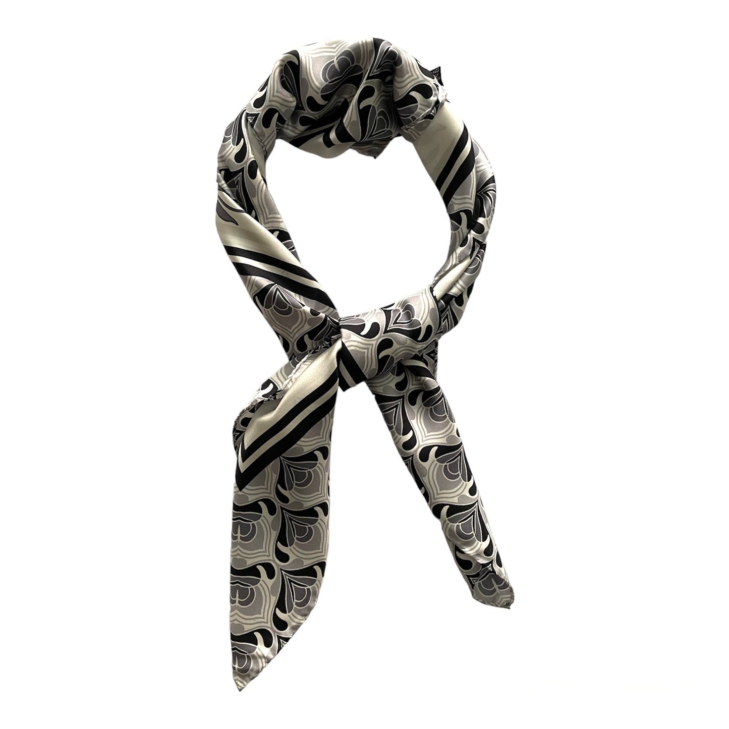 Foulard Animalier Seta Nero