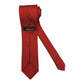 Cravatta seta rossa con eliche