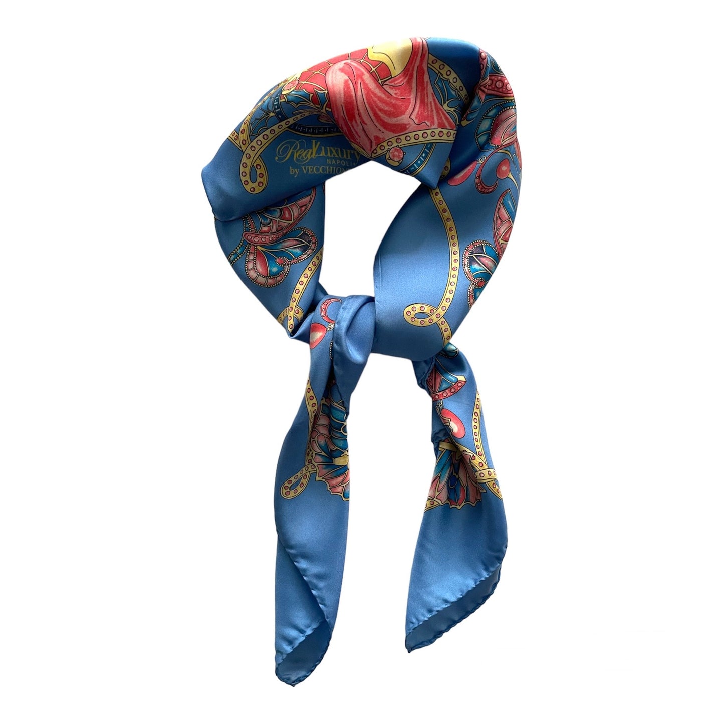 Foulard Posillipo Seta celeste