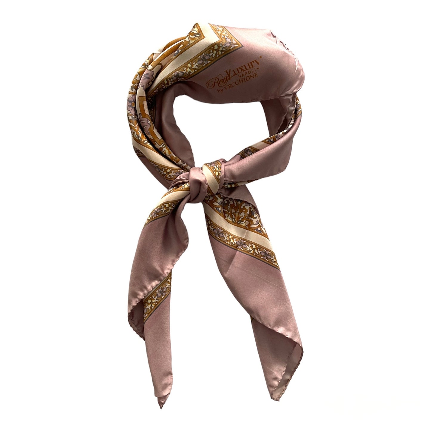 Foulard Amalfi Seta rosa antico