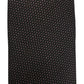 Cravatta seta nero punto spillo viola brillante
