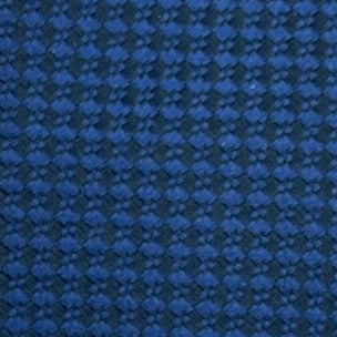 Cravatta seta bluette trama Oxford