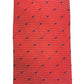 Cravatta seta rosa fluo con pois blu