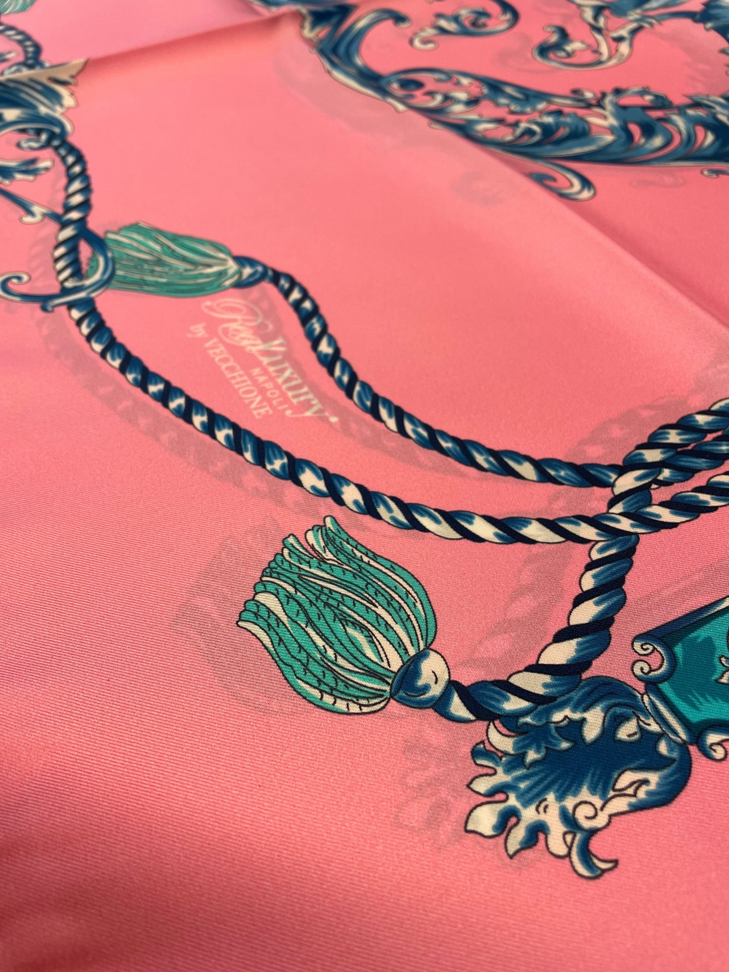 Sorrento pink silk scarf