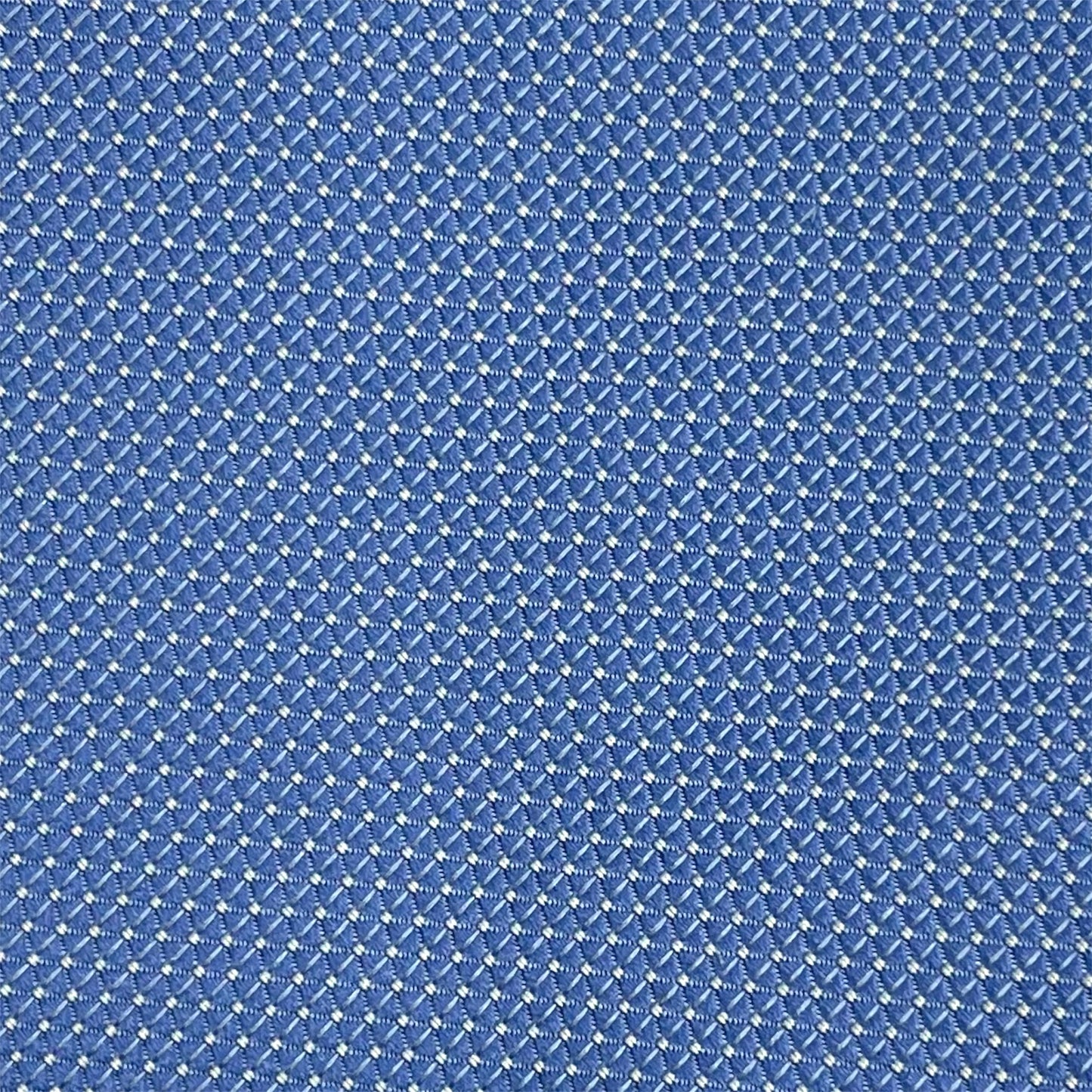 Cravatta seta Azzurra con microintreccio