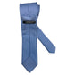 Cravatta seta Azzurra con microintreccio