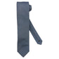 Light blue silk tie with blue flowers and red circles
