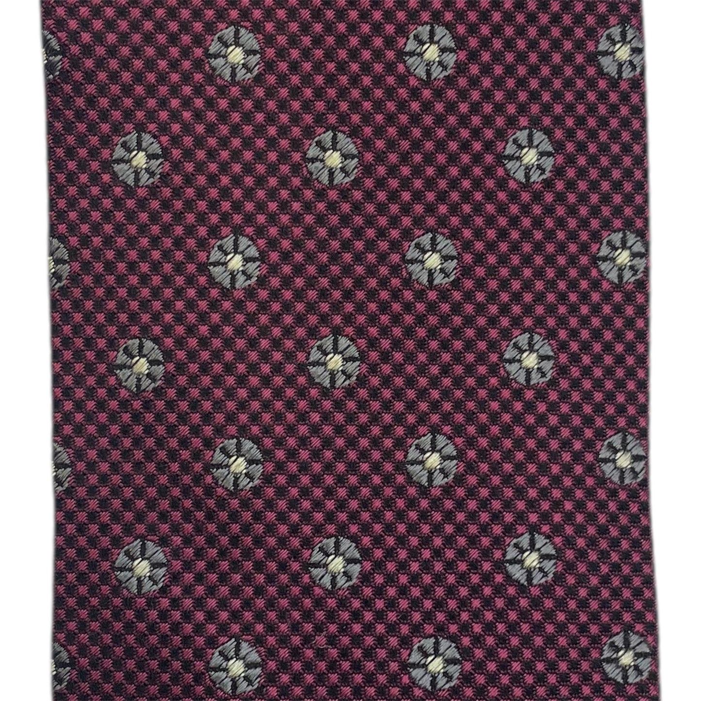 Cravatta Uomo Bordeaux a Fantasia