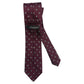 Cravatta Uomo Bordeaux a Fantasia