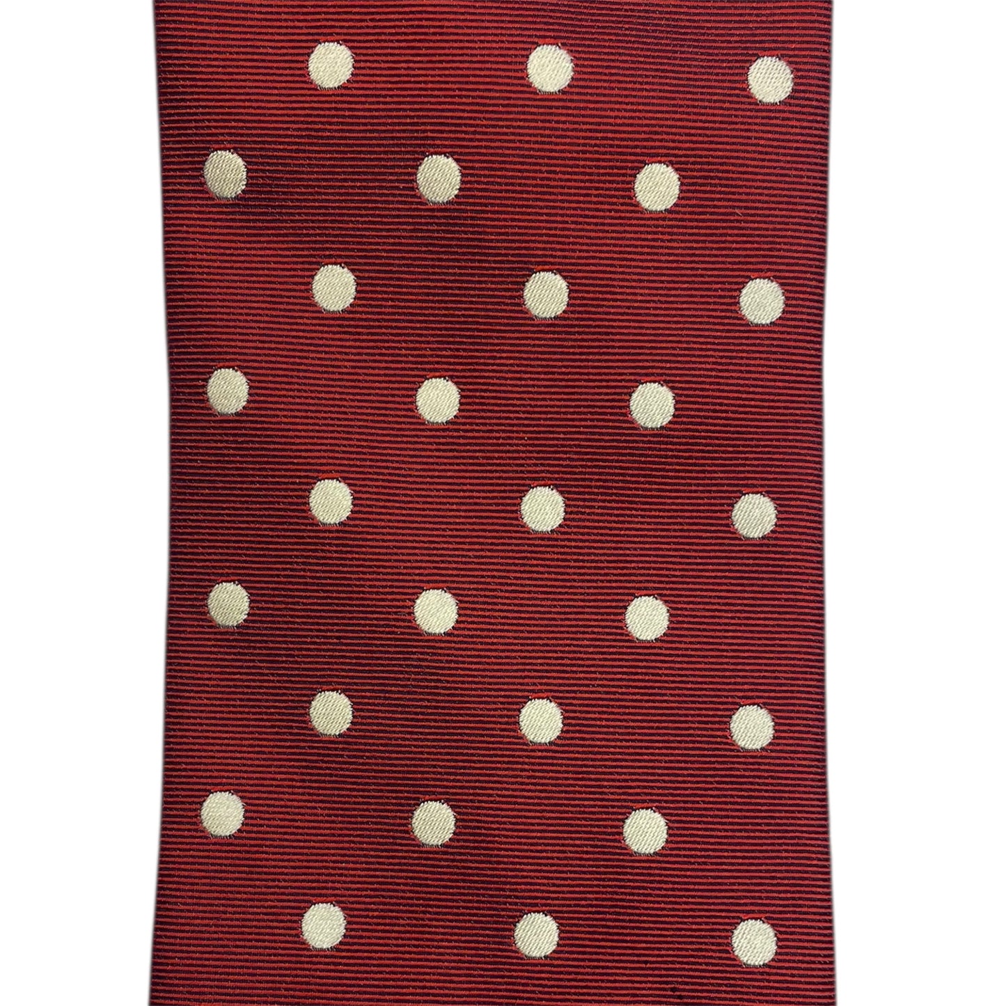Cravatta Bordeaux a Pois Bianchi Elegante