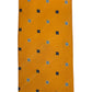 Light blue silk tie with blue flowers and red circles