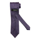 Cravatta seta viola
