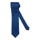 Cornflower blue silk tie with blue rings