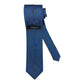 Bluette silk tie with pink flowers and gold teddy bear