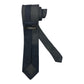 Cravatta seta blu garza di seta