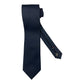 Solid blue silk tie