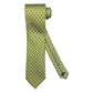 Cravatta seta verde con microfantasia verde rosa blu